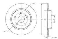 TOMEX Brakes TX7301 Bremsscheibe