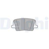 DELPHI LP3581 Bremsbelagsatz, Scheibenbremse