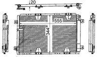 MAHLE AC713000S Kondensator, Klimaanlage