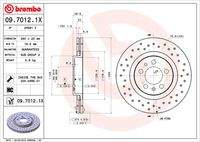 BREMBO 0970121X Bremsscheibe