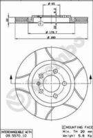 BREMBO 09557075 Bremsscheibe