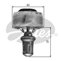 GATES TH01489 Thermostat, Kühlmittel