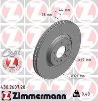 ZIMMERMANN 430260720 Bremsscheibe