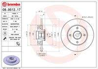 BREMBO 08951217 Bremsscheibe