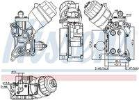 NISSENS 91355 Ölkühler, Motoröl