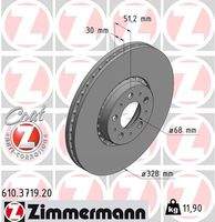 ZIMMERMANN 610371920 Bremsscheibe