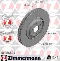 ZIMMERMANN 100336375 Bremsscheibe