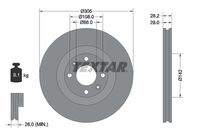 TEXTAR 92097103 Bremsscheibe