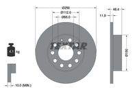 TEXTAR 92121103 Bremsscheibe