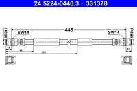 ATE 24522404403 Bremsschlauch