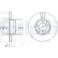 DELPHI BG9005 Bremsscheibe