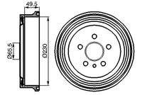 BOSCH 0986477104 Bremstrommel