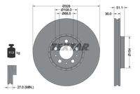 TEXTAR 92284105 Bremsscheibe