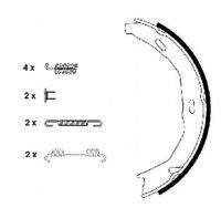 TEXTAR 91066900 Bremsbackensatz, Feststellbremse