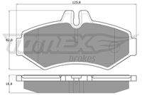 TOMEX Brakes TX1234 Bremsbelagsatz, Scheibenbremse