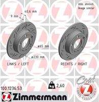 ZIMMERMANN 100123653 Bremsscheibe