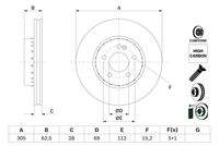 BOSCH 0986479H46 Bremsscheibe