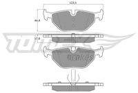 TOMEX Brakes TX1317 Bremsbelagsatz, Scheibenbremse