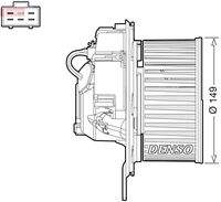 DENSO DEA32005 Innenraumgebläse