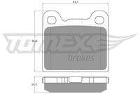 TOMEX Brakes TX1506 Bremsbelagsatz, Scheibenbremse