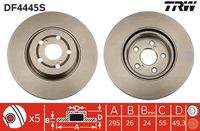 TRW DF4445S Bremsscheibe