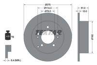 TEXTAR 92185803 Bremsscheibe