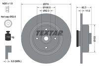 TEXTAR 92141403 Bremsscheibe