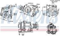 NISSENS 98424 AGR-Ventil