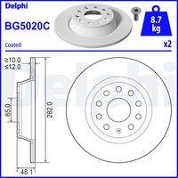 DELPHI BG5020C Bremsscheibe