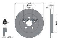 TEXTAR 92224003 Bremsscheibe