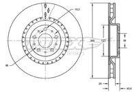 TOMEX Brakes TX7186 Bremsscheibe