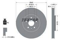 TEXTAR 92314505 Bremsscheibe