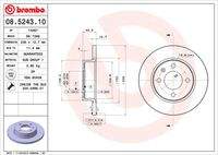 BREMBO 08524310 Bremsscheibe