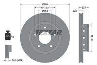 TEXTAR 92176803 Bremsscheibe