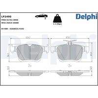 DELPHI LP2490 Bremsbelagsatz, Scheibenbremse