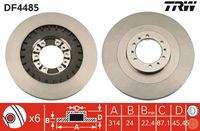 TRW DF4485 Bremsscheibe