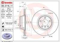 BREMBO 09C11611 Bremsscheibe