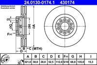 ATE 24013001741 Bremsscheibe