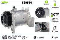 VALEO 559510 Kompressor, Klimaanlage