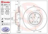 BREMBO 09C31411 Bremsscheibe