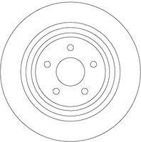 TRW DF6976 Bremsscheibe