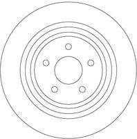 TRW DF6976 Bremsscheibe