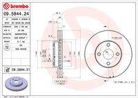 BREMBO 09584421 Bremsscheibe