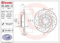 BREMBO 08A2021X Bremsscheibe