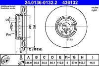 ATE 24013601322 Bremsscheibe