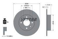 TEXTAR 92036003 Bremsscheibe