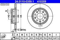 ATE 24011003591 Bremsscheibe