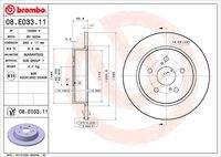 BREMBO 08E03311 Bremsscheibe
