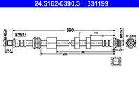 ATE 24516203903 Bremsschlauch