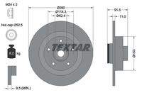 TEXTAR 92316503 Bremsscheibe